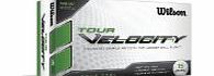 Wilson Tour Velocity Feel Golf Balls (Pack of 15) - White