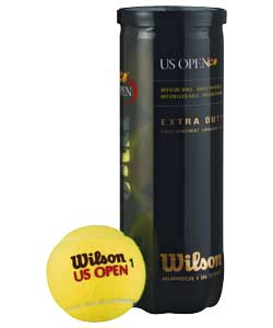 Wilson US Open Tennis Balls 3 Ball Can
