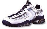 Wilson YONEX SHT-305 Silver and Navy Mens Tennis Shoes, UK11.5