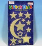 Wilton Bradley Ltd Glow In The Dark Moon and Stars 2 per pack