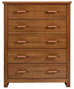 Winchester 5 Drawer Chest - Dark Beech