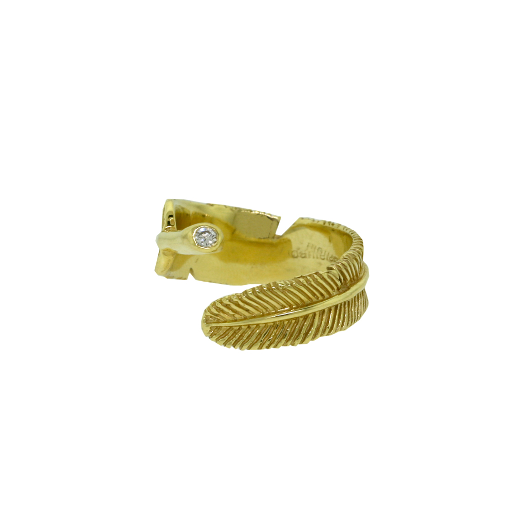 Wind Ring - Yellow Gold