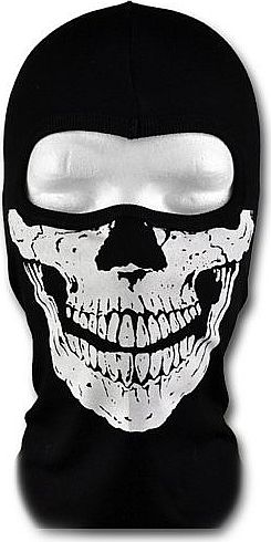 - Skull Face II Balaclava Hood Biker Ski Snowboard Mask