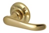 Brass Lever On Rose