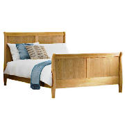 Windsor Double Bed, Oak, With Brook Mattress