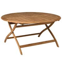 Windsor Large Round Dining Table Teak