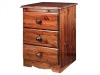 Windsor Savoy Bedside Table - Chocolate Brown