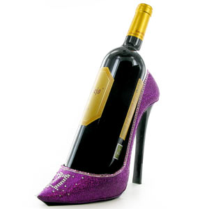 Wine Lover 21st Birthday Stiletto Shoe Bottle