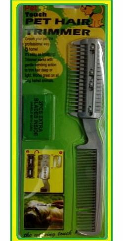 Pet Hair Trimmer Grooming Comb - Groom Your Pet The Professional Way