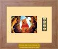 Winnie The Pooh - (Series 3) - Single Film Cell: 245mm x 305mm (approx) - beech effect frame with ivory mou