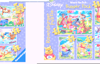 Winnie the Pooh 6 in a Box Bumper Puzzle Pack