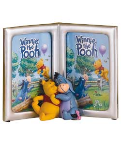 Winnie the Pooh and Eeyore Double Photo Frame