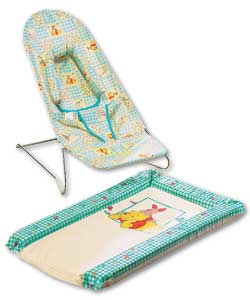WINNIE THE POOH Bouncer and Changing Mat