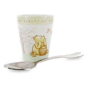 Winnie the Pooh Egg Cup and Spoon Gift Set