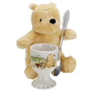 Winnie The Pooh Egg Cup, Spoon And Soft Toy Gift