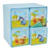 Winnie the Pooh Four Draws Storage Box