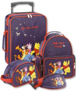 WINNIE THE POOH Four Piece Luggage Set