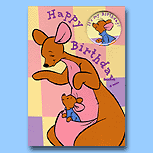 Winnie the Pooh Kanga Birthday Card