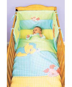WINNIE THE POOH Quilt and Bumper Set