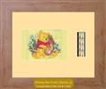 Winnie The Pooh (Series 2) - Single Film Cell: 245mm x 305mm (approx) - beech effect frame with ivory mount