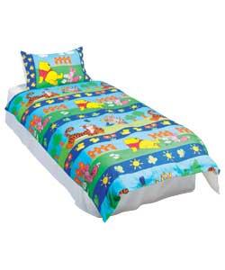 Winnie the Pooh Springtime Single Duvet Cover Set