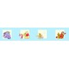 Winnie the Pooh Wallpaper Border - Blue