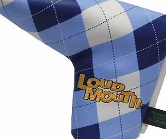 Winning Edge Loudmouth Blue and White Putter