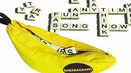 Winning Moves UK Ltd Bananagrams Word Puzzle Spelling Scrabble Travel Holiday Car Board Game