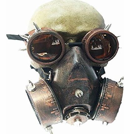 Winpartner Halloween Cool Cosplay Steampunk Mask Retro Glasses Gas masks Wind mirror Gothic Props