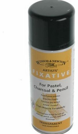 Winsor and Newton Artists Fixative Transparent 400ml Spray (Can) (Note: UK Mainland Delivery Only)
