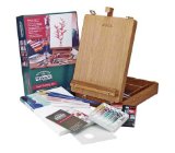Complete Easel Painting Set - Winton Oil Paint - by Winsor and Newton