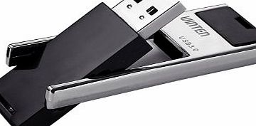 Winten 128GB USB Flash Drive USB 3.0 (120MB/s), with rotating stainless shell design