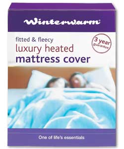 Winterwarm Fitted and Fleecy Luxury Heated Mattress Cover