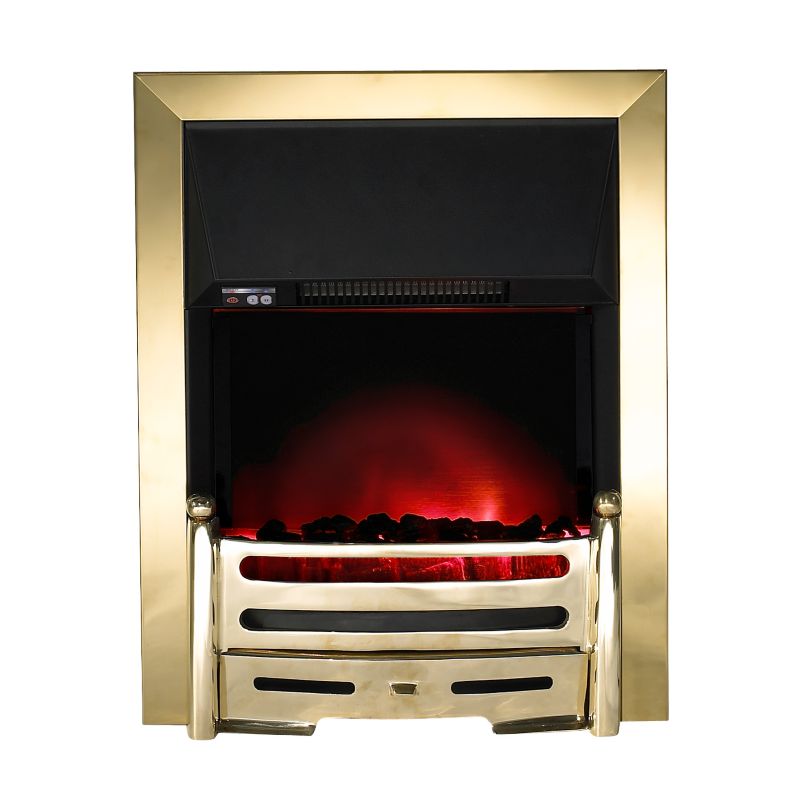 Winther Browne Crown Electric Inset Fire with Remote Control
