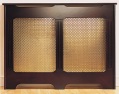 WINTHER BROWNE radiator cabinets in 4 sizes - mahogany-effect