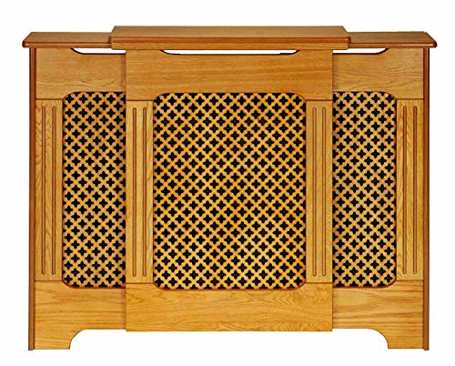Winther Browne traditional classic honey oak medium adjustable radiator cover / cabinet