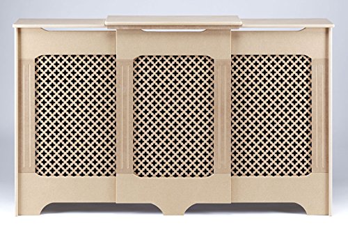 Winther Browne traditional classic ready to paint large adjustable radiator cover / cabinet