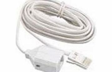 Wired-up BT 10m Telephone Extension Cable Suitable for BT and Other Networks