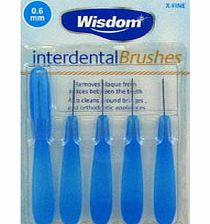 Wisdom Interdental Brushes Blue