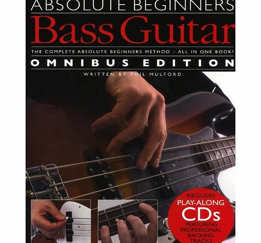 Wise Publications Absolute Beginners Bass Guitar Omnibus Edition (1amp;2) Book amp; 2Cd