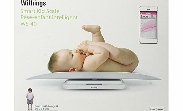 Withings Smart Kid Scale, Wireless Baby and Toddler Scale