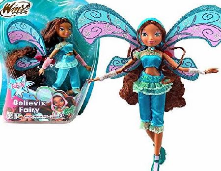 Witty Toys Winx Club - Believix Fairy - Doll Layla Aisha 28cm