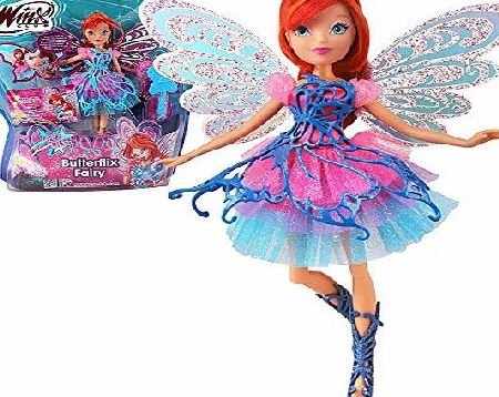 Witty Toys Winx Club - Butterflix Fairy - Bloom Doll 28cm with Magic Robe
