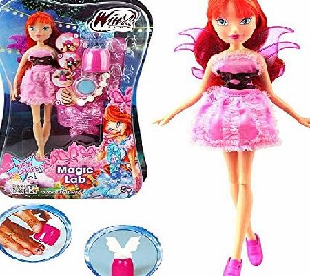 Witty Toys Winx Club - Magic Lab - Doll Fairy Bloom amp; Nail Styles Set - Season 7