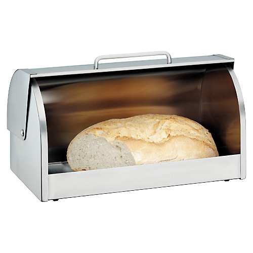 stainless steel bread bin
