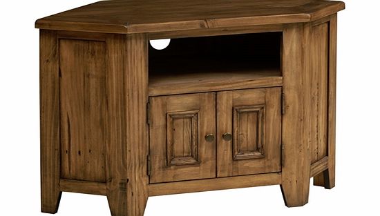 Woburn Pine Woburn Reclaimed Pine Corner TV Unit - up to