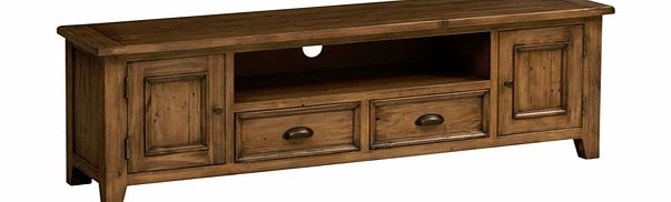 Woburn Pine Woburn Reclaimed Pine Extra Large TV Unit - up
