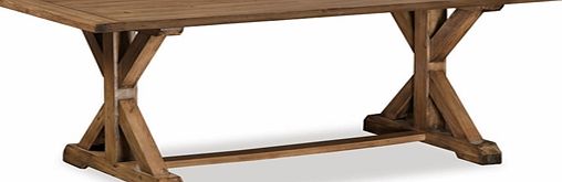 Woburn Reclaimed Pine 190cm Cross Dining Table