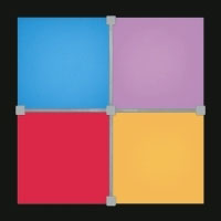 Wofi Lighting Four Light LED Colour Changing Wall Light Extension Module