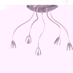 New Jersey Low Energy Nickel Ceiling Light